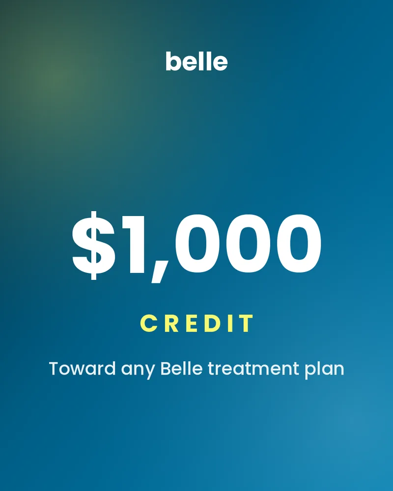A $1,000 Belle treatment credit